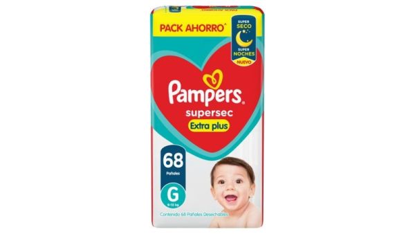 Pampers Supersec Hiper Extra Plus - G x68 u