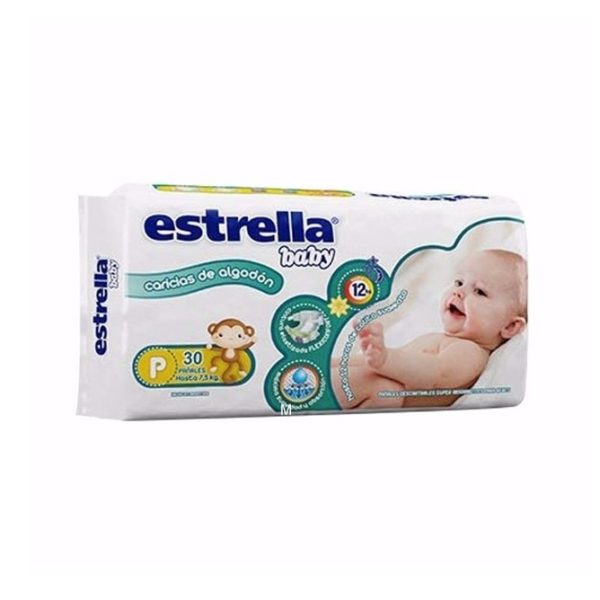 Estrella Baby Pañales - Pequeño x30 u