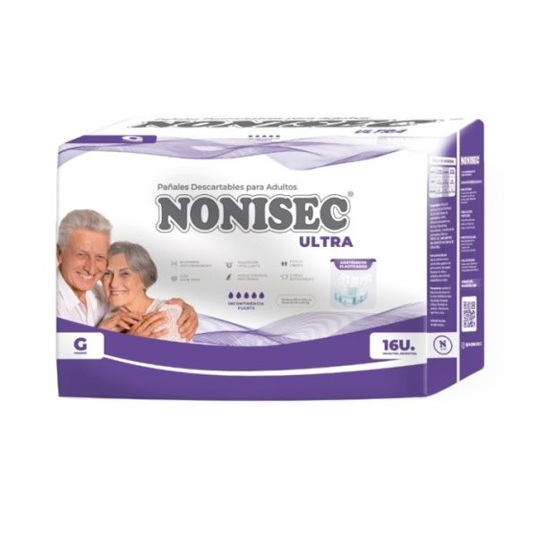 Nonisec Pañal Elastizado Ultra G x16 u