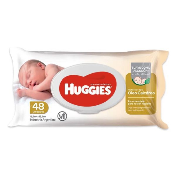 Huggies Toallitas Húmedas Deluxe - Prot. tipo Óleo Calcáreo x48 u