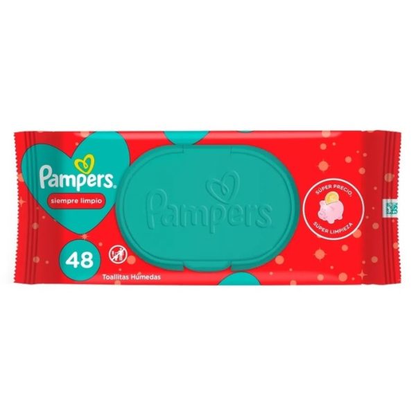Pampers Toallitas Húmedas Siempre Limpio x48 u