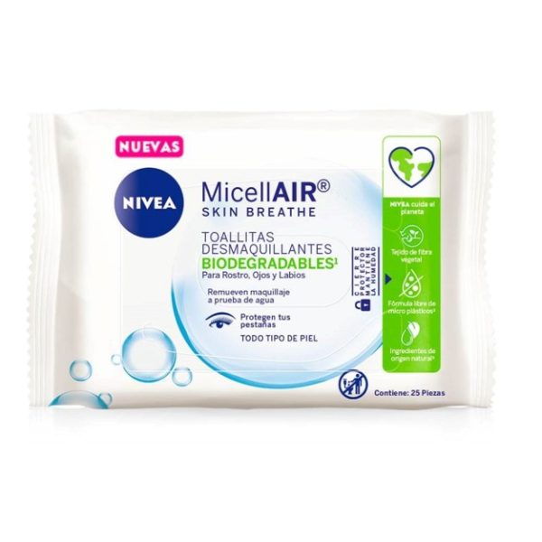 Nivea Toallitas Desmaquillantes Micelar x25 u