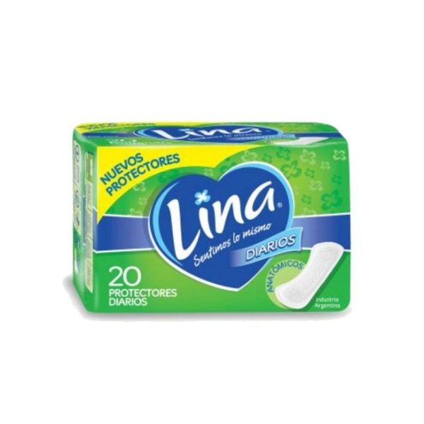 Lina Protectores Diarios Anatómicos x20 u