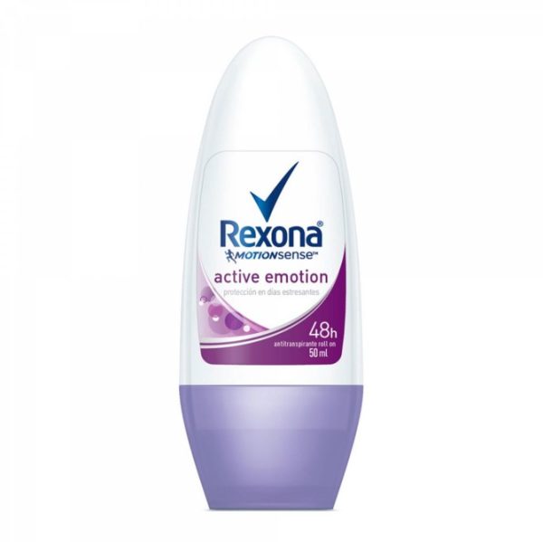 Rexona Antitranspirante Roll On Active Motion/Cotton Dry x50 ml c/u