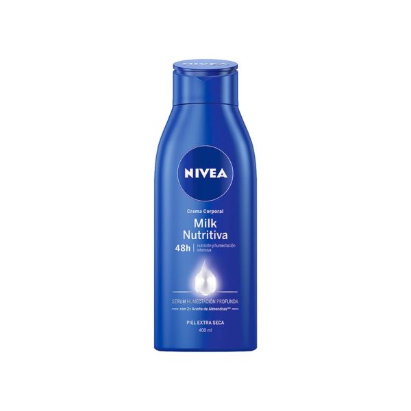 Nivea Crema Corporal Milk Nutritiva x400 ml