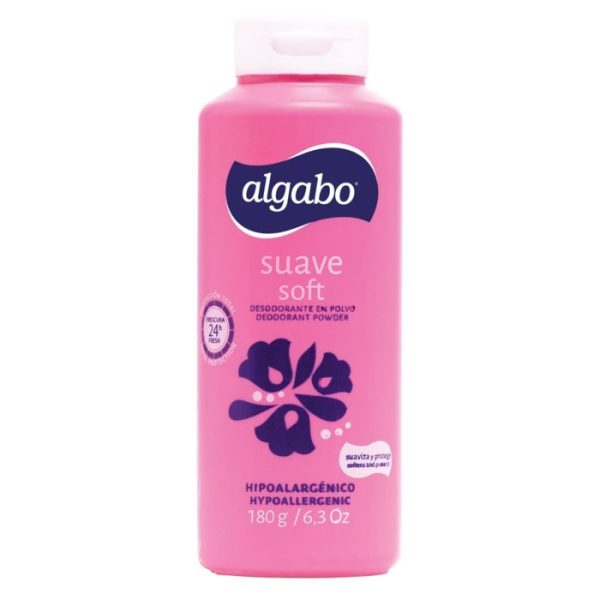 Algabo Talco Desodorante en Polvo Clásico/Suave x180 g c/u - Imagen 2