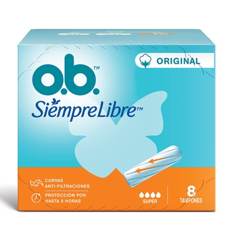 Siempre Libre Tampones O.B. Original Súper x8 u