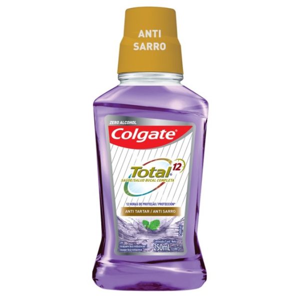 Colgate Enjuague Bucal Total 12 Anti Sarro x250 ml