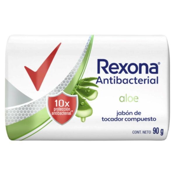 Rexona Jabón Antibacterial Aloe/Fresh x90 gr c/u - Imagen 2