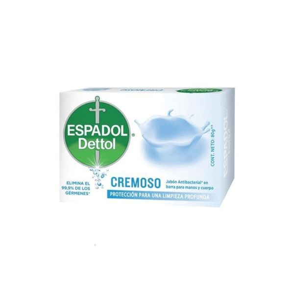 Espadol Jabón Antibacterial Cremoso x80 gr