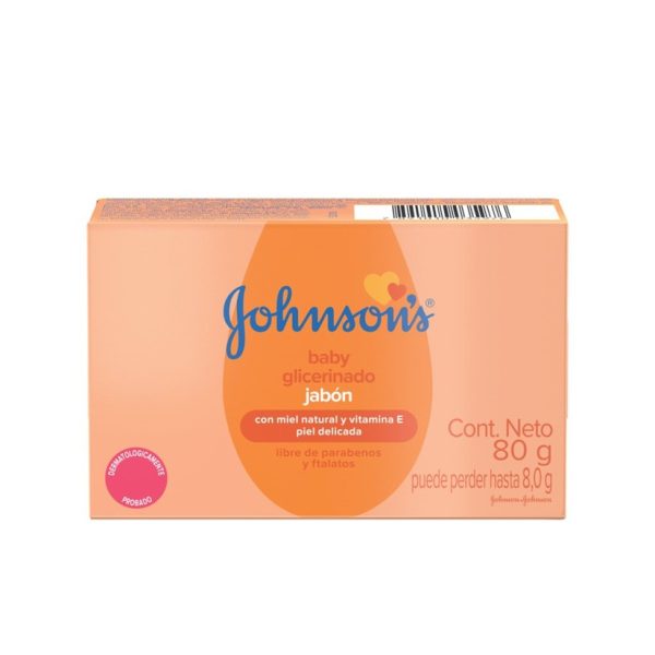 Johnson's Jabón en Barra Baby Glicerinado/Baby Original/Libre de Gérmenes/Antes del Sueño x80 gr c/u