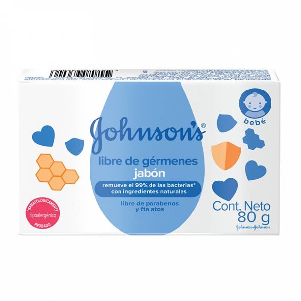 Johnson's Jabón en Barra Baby Glicerinado/Baby Original/Libre de Gérmenes/Antes del Sueño x80 gr c/u - Imagen 3