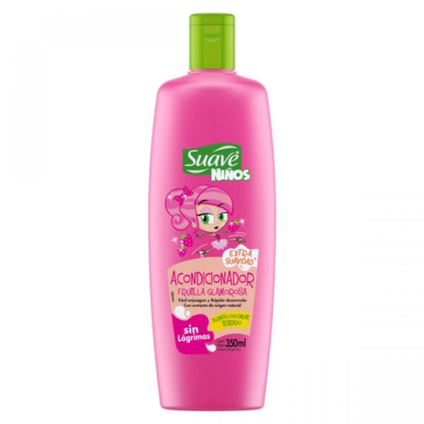 Suave Acondicionador Niños Frutilla Glamorosa x350 ml