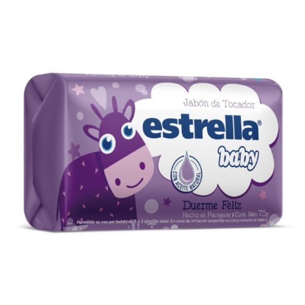 Estrella Baby Jabón Glicerina/Suavidad Natural/Duerme Feliz x75 gr c/u - Imagen 4