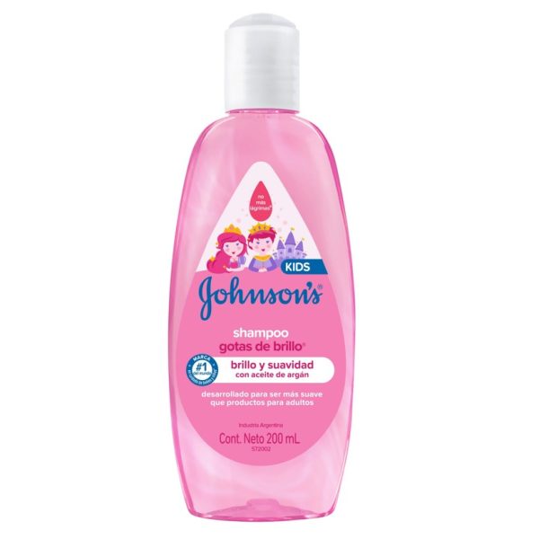 Johnson´s Shampoo/Acondicionador Gotas de Brillo x200 ml c/u