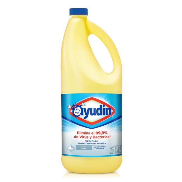 Ayudin Lavandina Triple Poder Lavanda/Pureza Glaciar x2 L c/u - Imagen 2