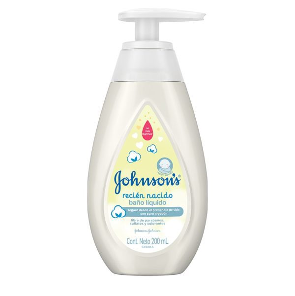 Johnson's Baño Líquido Bebé Recién Nacido x200 ml