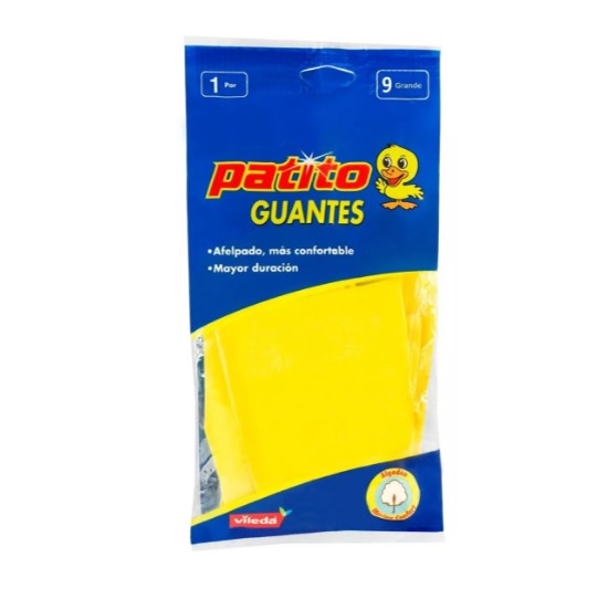 Patito Guantes de Latex Tamaño Grande x1 par