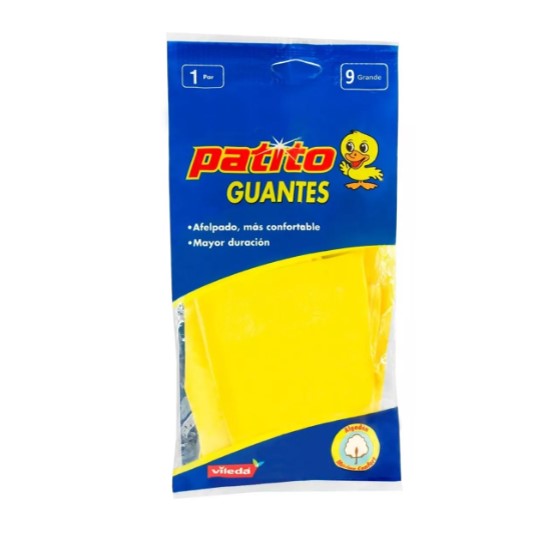 Patito Guantes de Latex Tamaño Grande x1 par