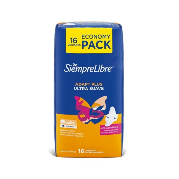 Siempre Libre Adapt Plus Ultra Suave x16 u