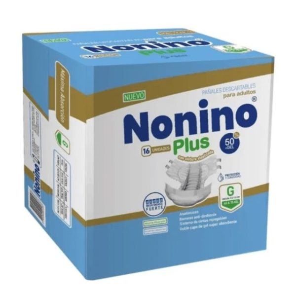 Nonino Pañal Elastizado Descartable G x16 u