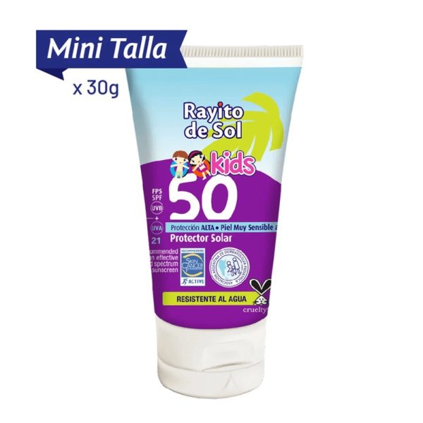 Rayito de Sol Protector Solar Kids Emulsión FPS 50 Mini Talla x30 g