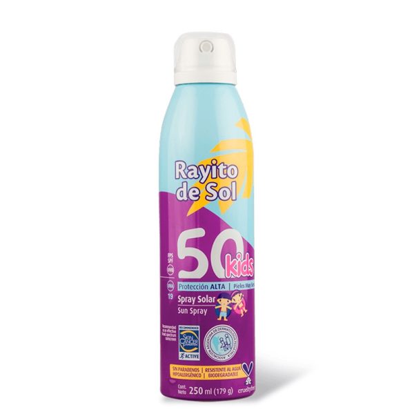 Rayito de Sol Aerosol Solar Kids FPS 50 x250 ml