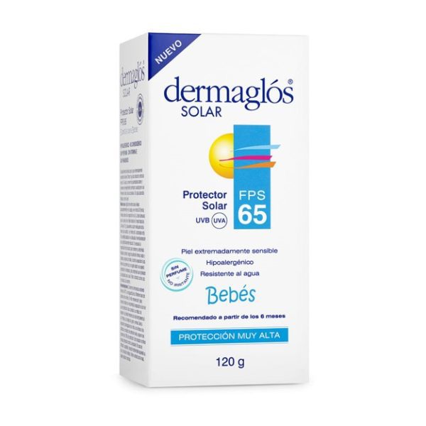 Dermaglós Protector Solar Bebés Crema FPS 65 x120 g