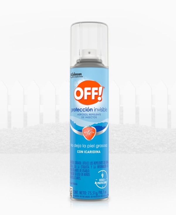 OFF Protección Invisible Aerosol Repelente de Insectos x98,7 ml