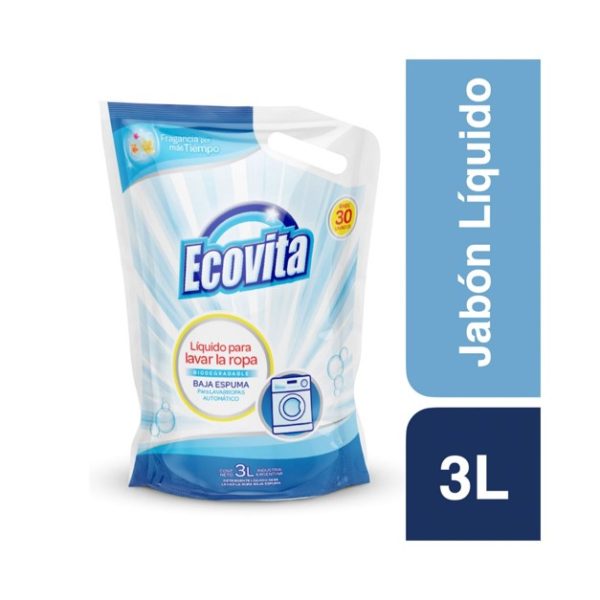 Ecovita Jabón Líquido Baja Espuma x3 L