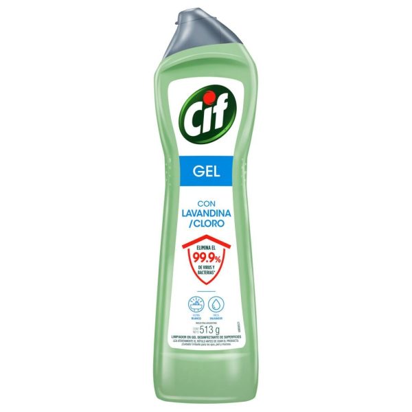 Cif Limpiador en Gel con Lavandina Cloro x513 g