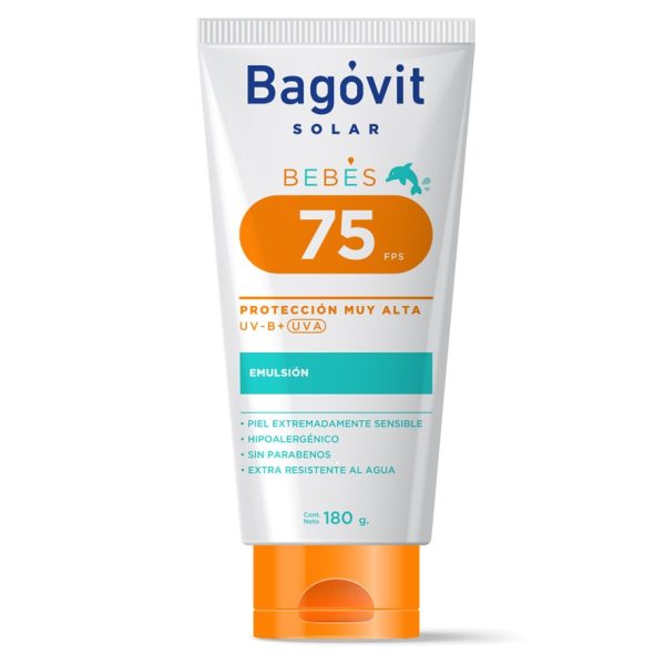 Bagóvit Solar Bebés Emulsión FPS 75 x180 g​