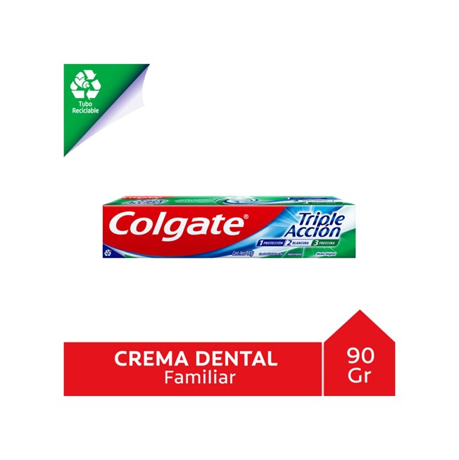 Colgate Crema Dental Triple Acción x90 g