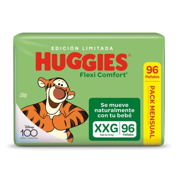 Huggies Flexi Comfot Pack Mensual XXG x96 u