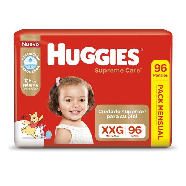 Huggies Supreme Pack Mensual XXG x96 u