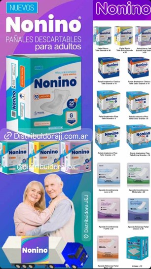 Nonino Pañales y Apósitos para Adultos!