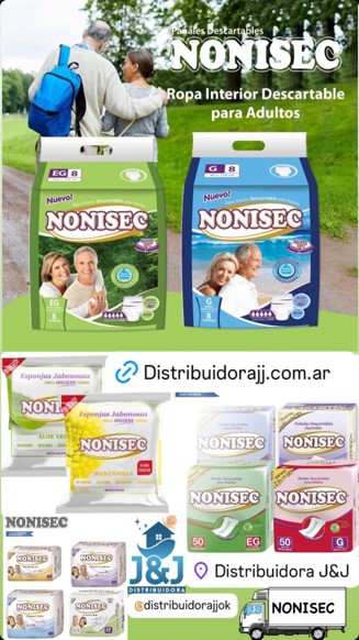 Nonisec Ropa Interior Descartable y Apósitos Adultos!