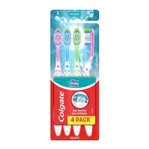 Colgate® MaxWhite Cepillo Dental x4 u
