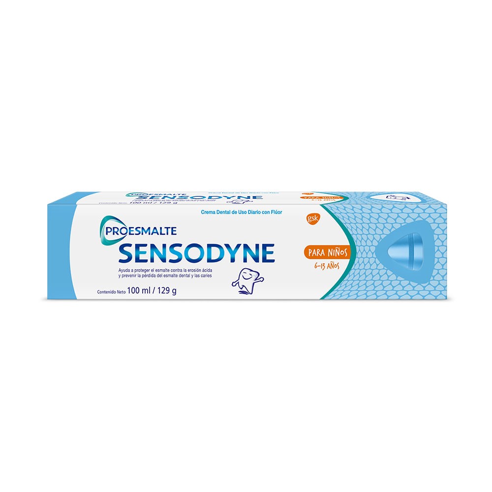 Sensodyne Pro-Esmalte para Niños Pasta Dental Protección Contra la Erosión Ácida x100 g