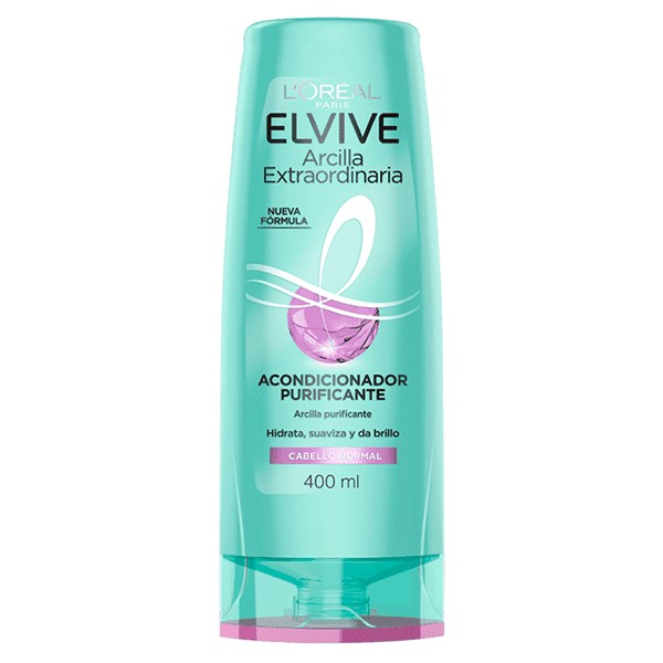 Elvive Loreal Acondicionador Arcilla Purificante x400 ml