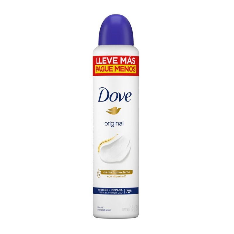 Dove Desodorante Antitranspirante Original en Aerosol x250 ml