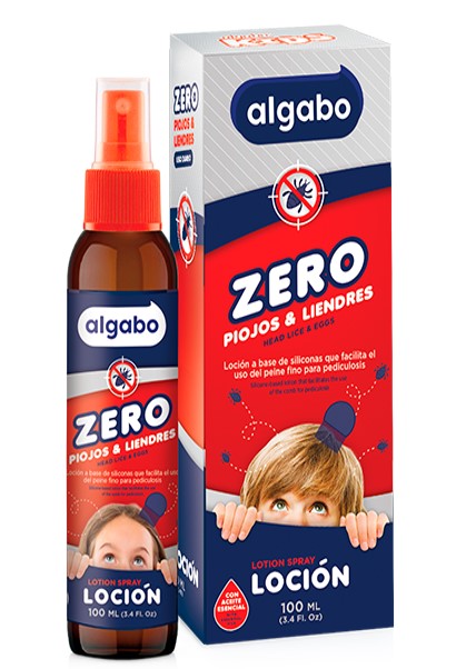 Algabo Kids Zero Piojos y Liendres Loción Spray x100 ml