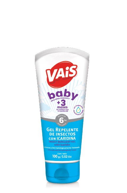 Vais Baby Gel Repelente de Insectos para Bebes +3 meses con Icaridina Duración 6hs x100 g
