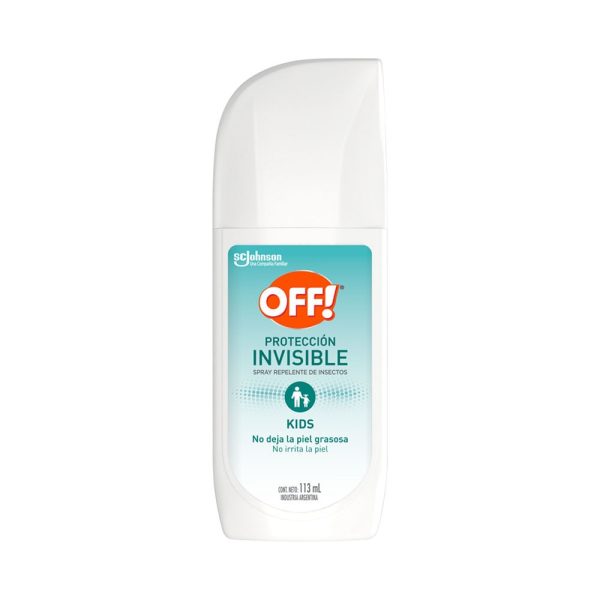 Off Kids Repelente en Spray Para Niños Protección Invisible x113 ml
