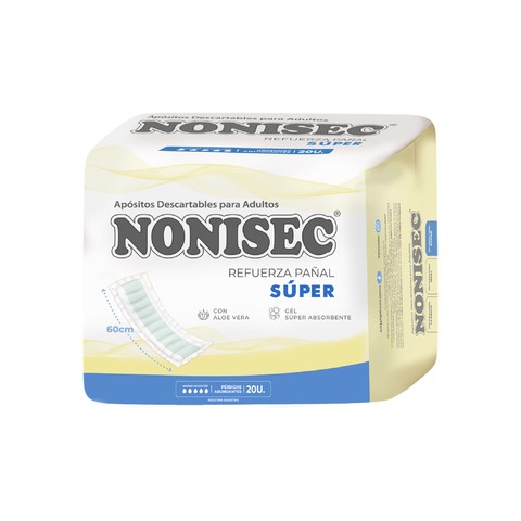 Nonisec Apósitos Refuerza Pañal Súper x20 u