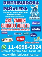 Pañalera J&J Art Varios y Cuidado Adulto