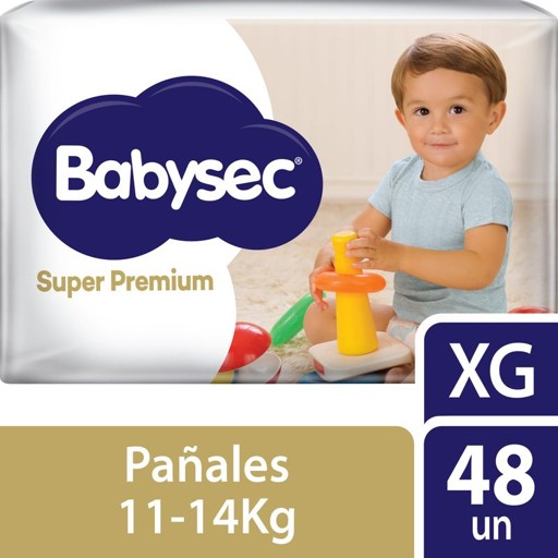 Babysec Super Premium Pañales XG x48 u
