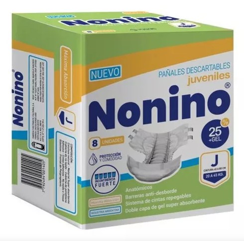 Nonino Elastizado Juvenil x8 u