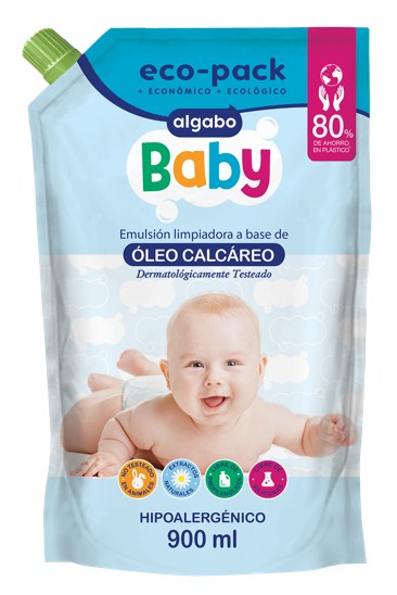 Algabo Baby Repuesto Óleo Calcáreo Doypack x900 ml