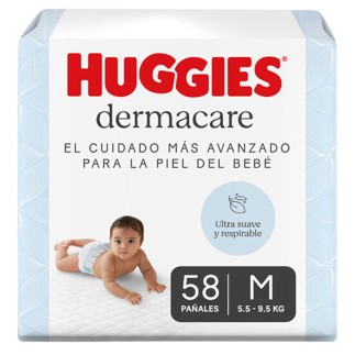 Huggies Pañales Dermacare M x58 u